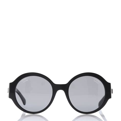 chanel 5410 round sunglasses